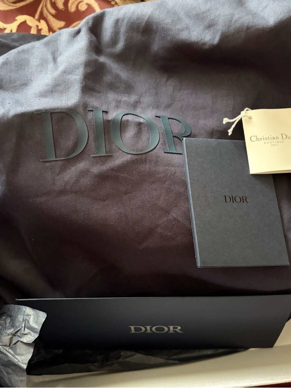 Men’s Dior Oblique Jacquard Saddle Bag - Picture 3 of 7
